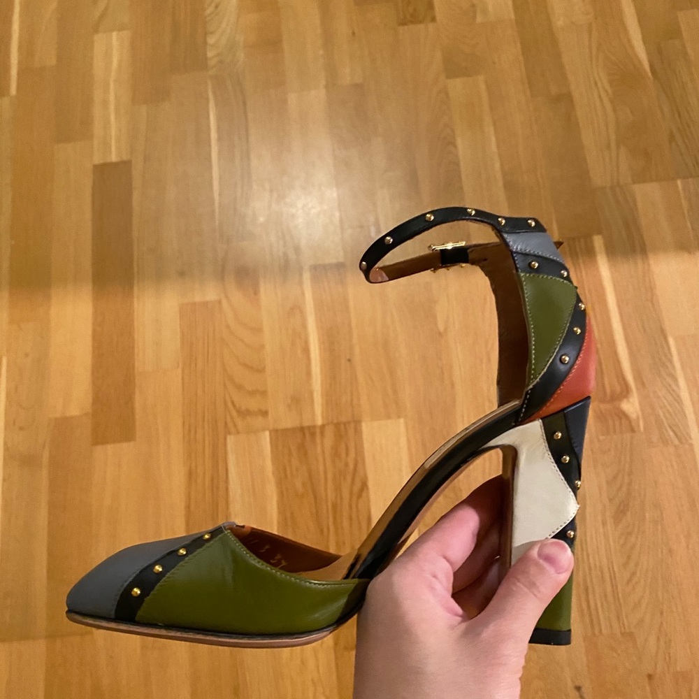 Valentino heeled Pumps sandals shoes 37 - Picture 2 of 14